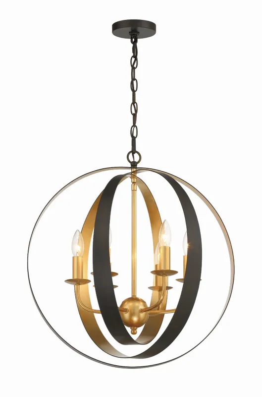 Luna 21'' Chandelier — Crystorama Lighting LED Pendant Lights  
