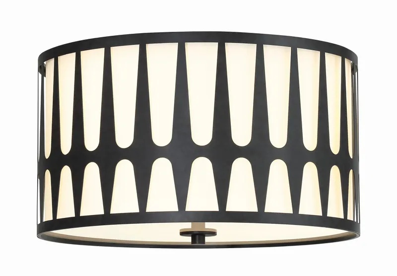 Royston 18'' Flush Mount — Crystorama Lighting LED Ceiling Lights  