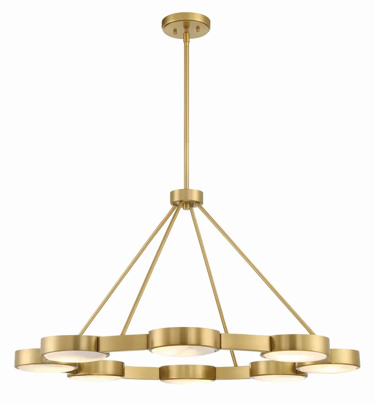 Orson 38.5'' Chandelier — Crystorama Lighting LED Pendant Lights  