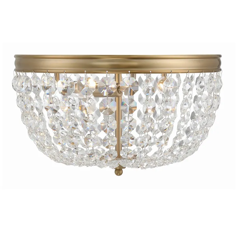 Nola 14.25'' Flush Mount — Crystorama Lighting LED Ceiling Lights  