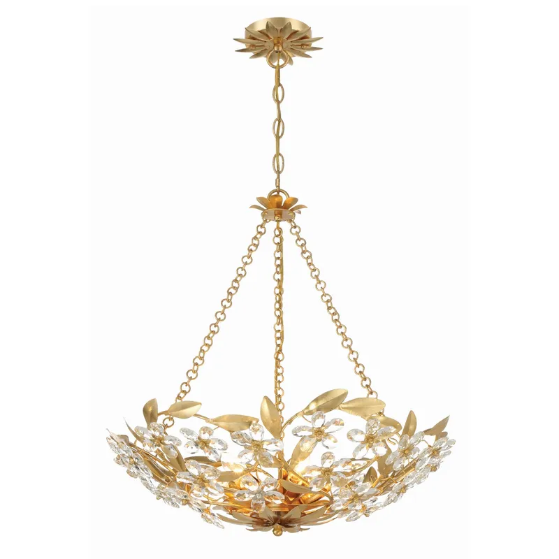 Marselle 24'' Chandelier — Crystorama Lighting LED Pendant Lights  