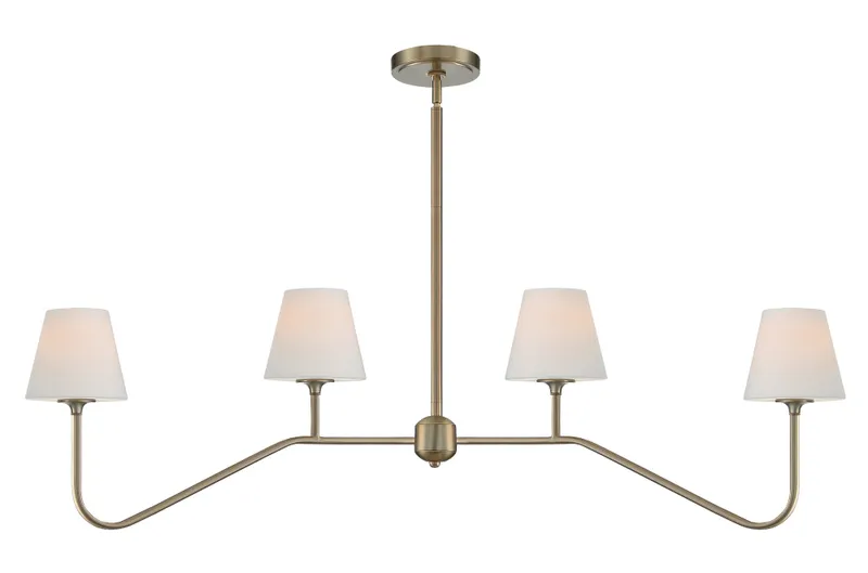 Keenan 48'' Linear Chandelier — Crystorama Lighting LED Linear Lights  