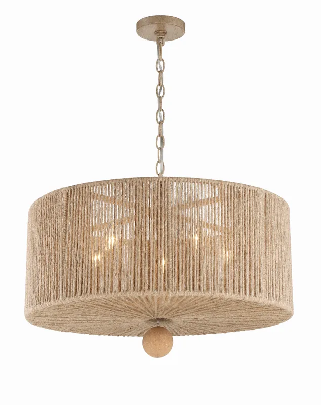 Jessa 24'' Chandelier — Crystorama Lighting LED Pendant Lights  