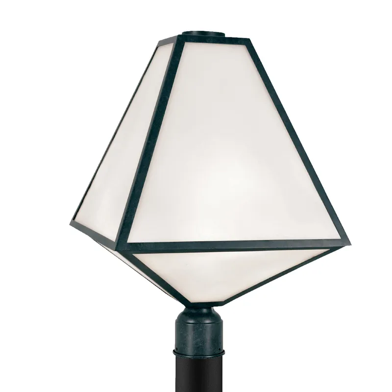 Glacier 14'' Outdoor Post — Crystorama Lighting LED Bollards & Pathway Lights  