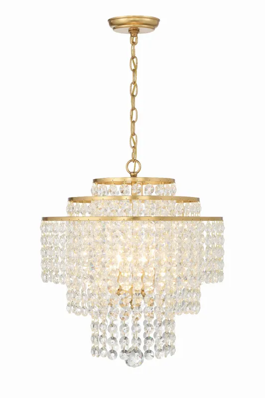 Gabrielle 18'' Chandelier — Crystorama Lighting LED Pendant Lights  