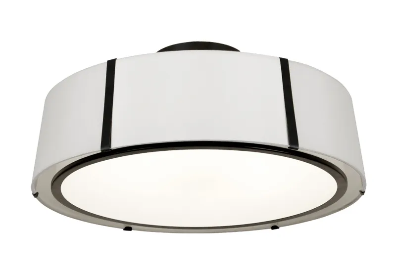 Fulton 24'' Semi Flush Mount — Crystorama Lighting LED Ceiling Lights  