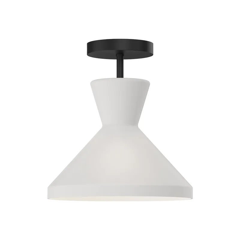 Betty 10-in Semi-Flush Mount — Kuzco Lighting LED Post Top Lights 60.0W 