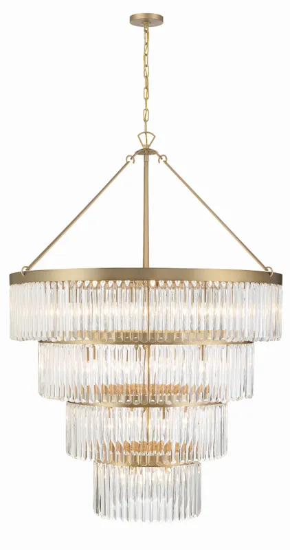 Emory 40'' Chandelier — Crystorama Lighting LED Pendant Lights  