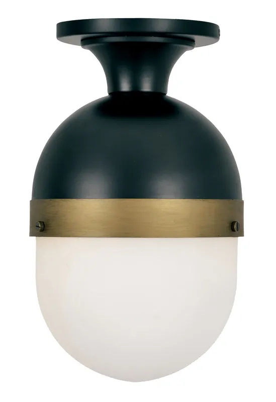 Capsule 8'' Outdoor Semi Flush Mount — Crystorama Lighting LED Ceiling Lights  