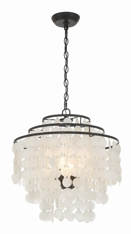 Brielle 18'' Chandelier — Crystorama Lighting LED Pendant Lights  