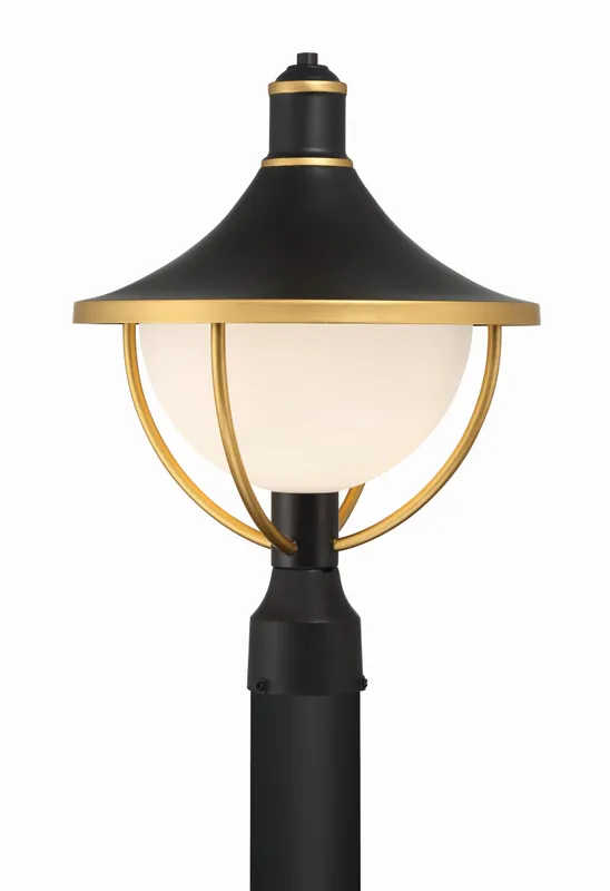 Atlas 13.5'' Outdoor Post — Crystorama Lighting LED Bollards & Pathway Lights  