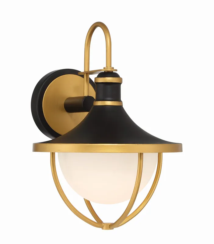 Atlas 9.75'' Outdoor Sconce — Crystorama Lighting LED Bollards & Pathway Lights  