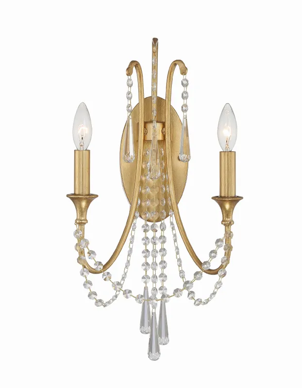 Arcadia 11.25'' Sconce — Crystorama Lighting LED Wall Lights  
