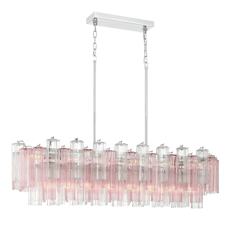 Addis 51.75'' Linear Chandelier — Crystorama Lighting LED Linear Lights  
