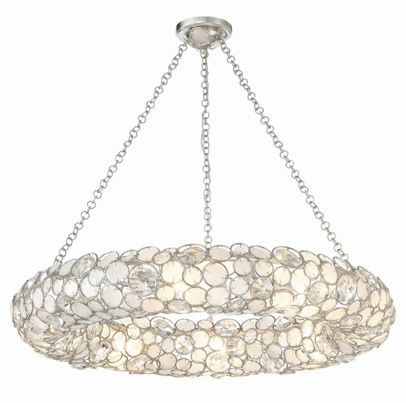 Palla 32'' Chandelier — Crystorama Lighting LED Pendant Lights  