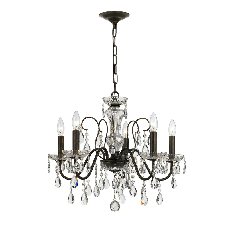 Butler 24'' Chandelier — Crystorama Lighting LED Pendant Lights  