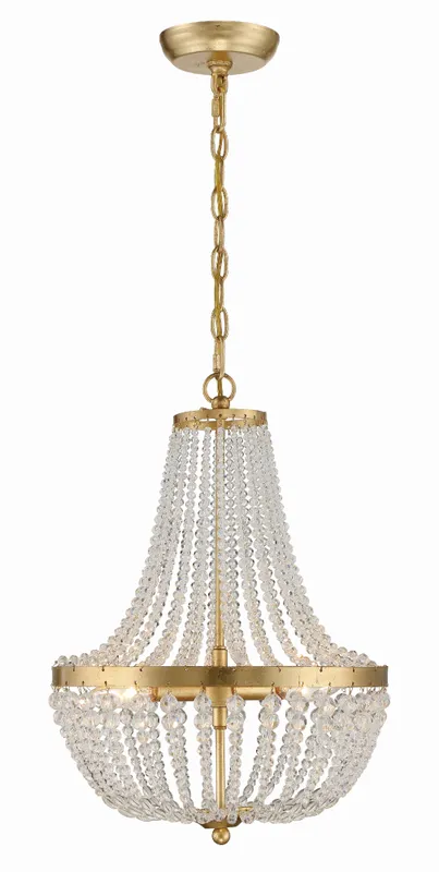 Rylee 14'' Chandelier — Crystorama Lighting LED Pendant Lights  
