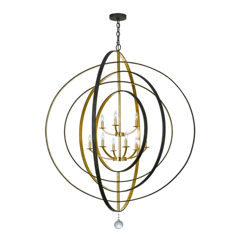 Luna 48'' Chandelier — Crystorama Lighting LED Pendant Lights  