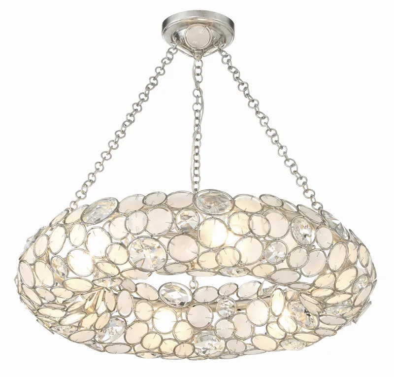 Palla 24'' Chandelier — Crystorama Lighting LED Pendant Lights  