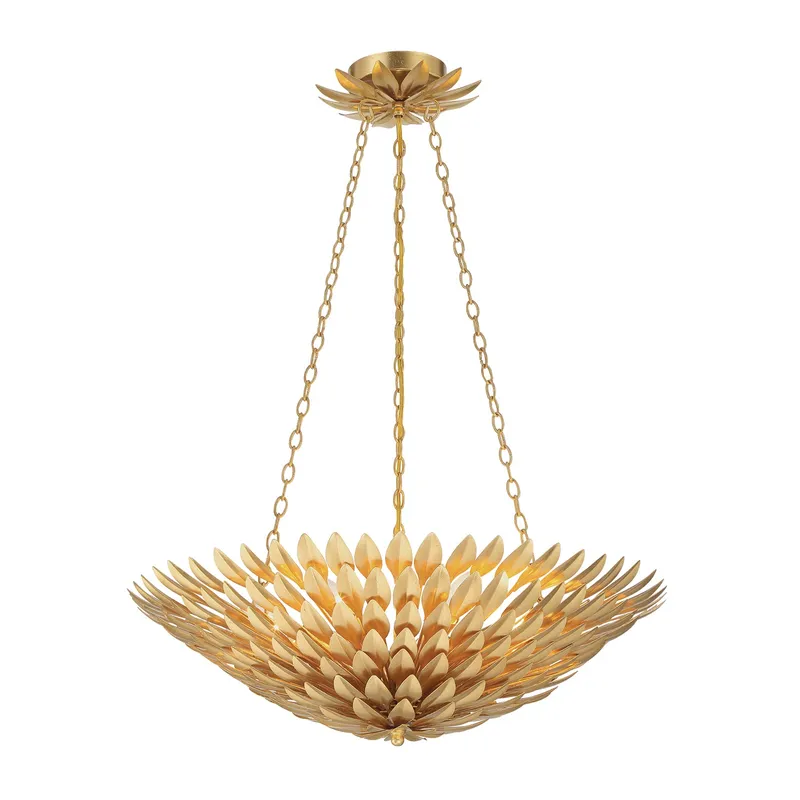Broche 24.5'' Chandelier — Crystorama Lighting LED Pendant Lights  