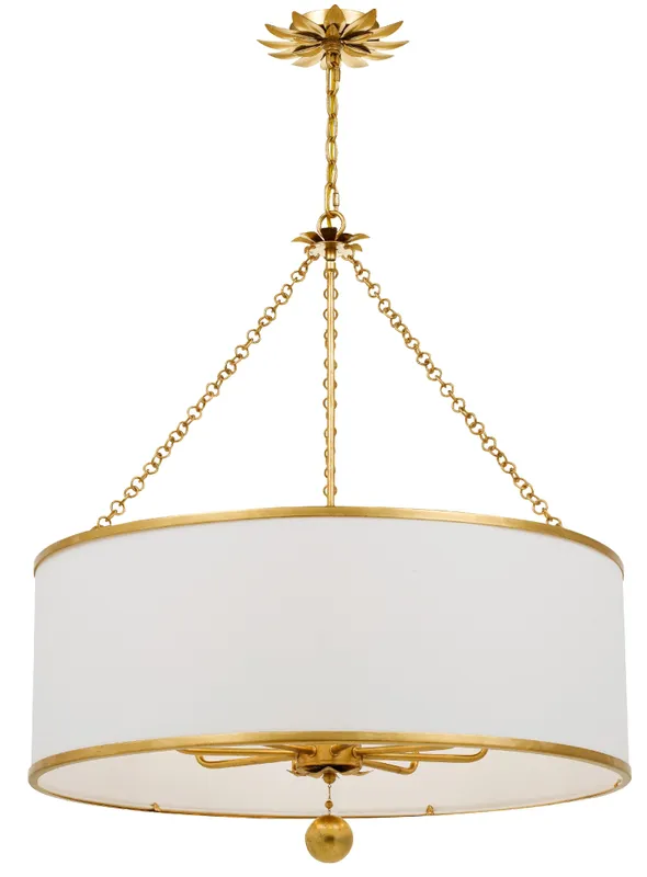 Broche 29'' Chandelier — Crystorama Lighting LED Pendant Lights  