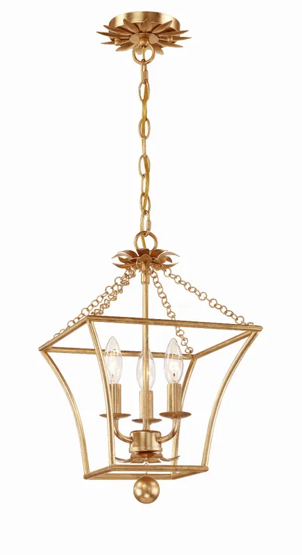 Broche 11'' Chandelier — Crystorama Lighting LED Pendant Lights  