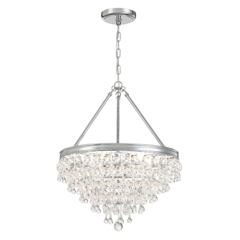 Calypso 20'' Chandelier — Crystorama Lighting LED Pendant Lights  