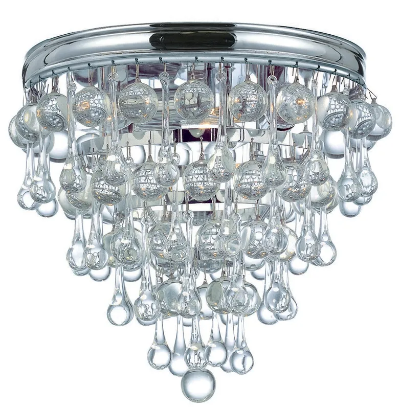 Calypso 10.5'' Flush Mount — Crystorama Lighting LED Ceiling Lights  