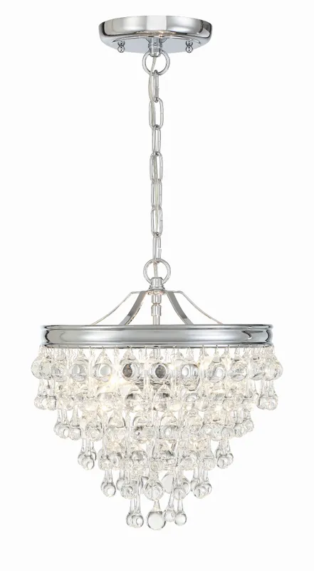 Calypso 13'' Chandelier — Crystorama Lighting LED Pendant Lights  