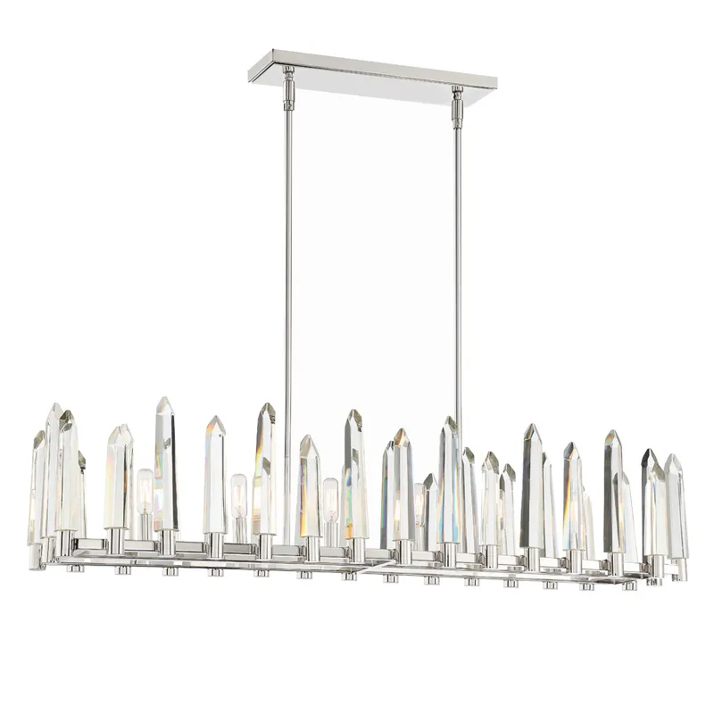 Watson 42'' Linear Chandelier — Crystorama Lighting LED Linear Lights  