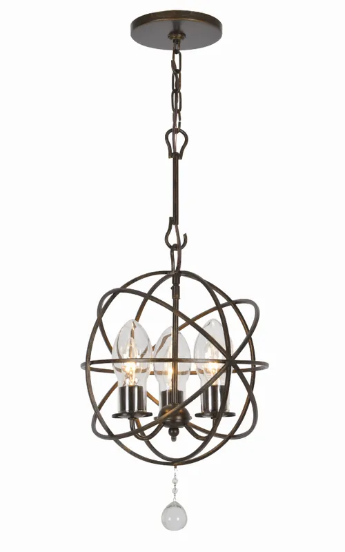 Solaris 12'' Outdoor Chandelier — Crystorama Lighting LED Pendant Lights  
