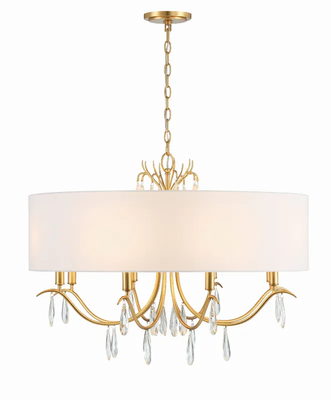 Rollins 32'' Chandelier — Crystorama Lighting LED Pendant Lights  