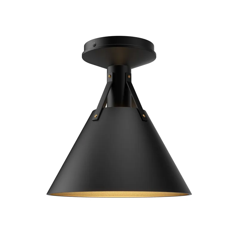 Archer 10-in Flush Mount — Kuzco Lighting LED Post Top Lights 60.0W 