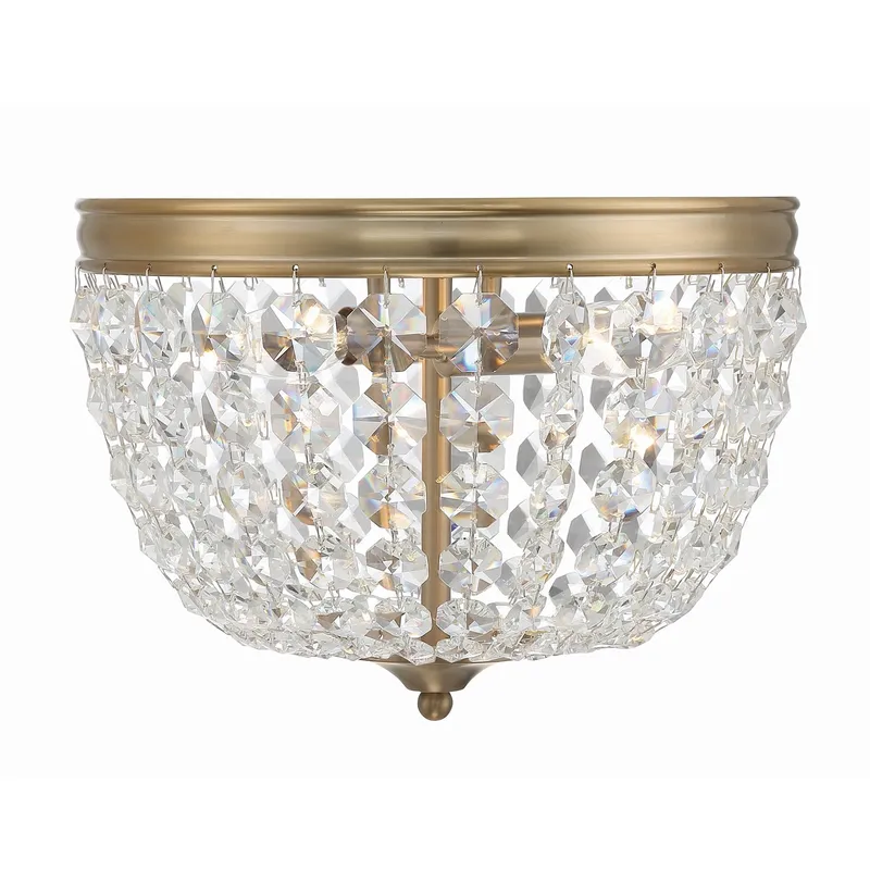 Nola 11.5'' Flush Mount — Crystorama Lighting LED Ceiling Lights  