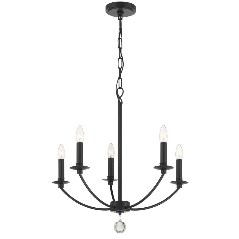 Mila 23'' Chandelier — Crystorama Lighting LED Pendant Lights  