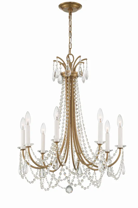 Karrington 26'' Chandelier — Crystorama Lighting LED Pendant Lights  