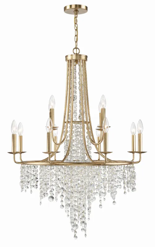 Gabrielle 30'' Chandelier — Crystorama Lighting LED Pendant Lights  
