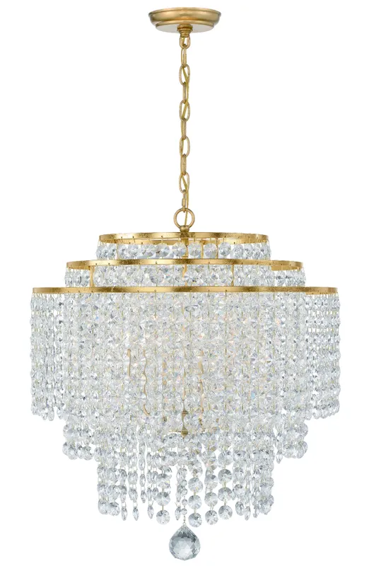 Gabrielle 22'' Chandelier — Crystorama Lighting LED Pendant Lights  