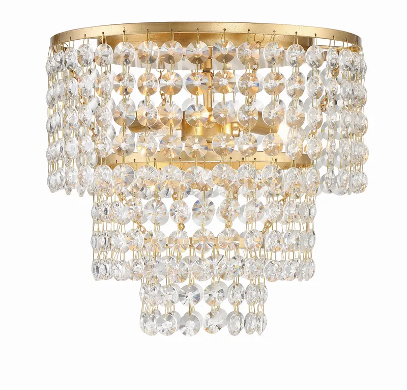 Gabrielle 14'' Flush Mount — Crystorama Lighting LED Ceiling Lights  