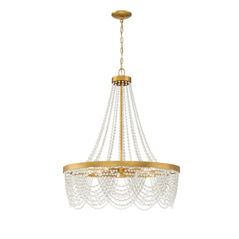Fiona 27'' Chandelier — Crystorama Lighting LED Pendant Lights  