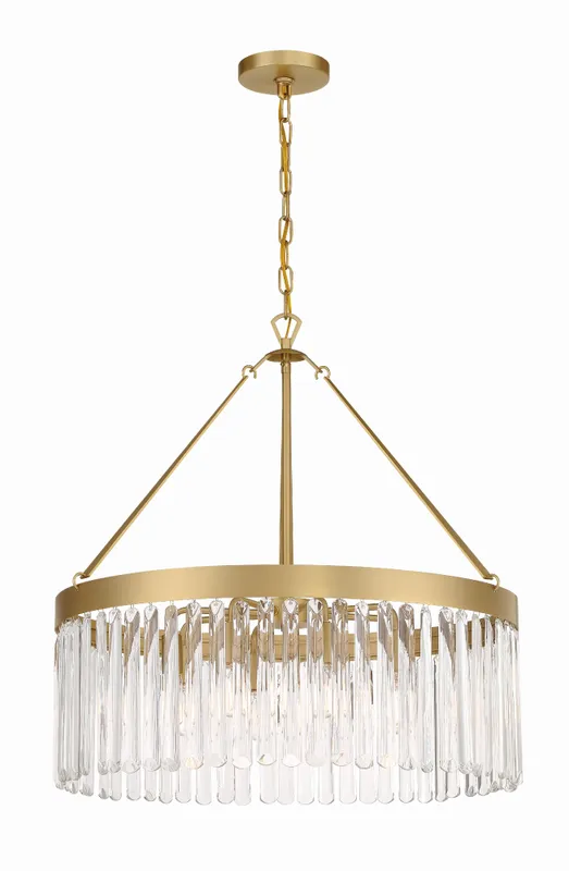 Emory 24'' Chandelier — Crystorama Lighting LED Pendant Lights  