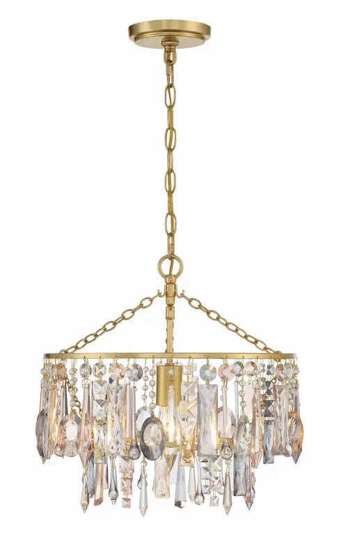 Elsa 15'' Chandelier — Crystorama Lighting LED Pendant Lights  