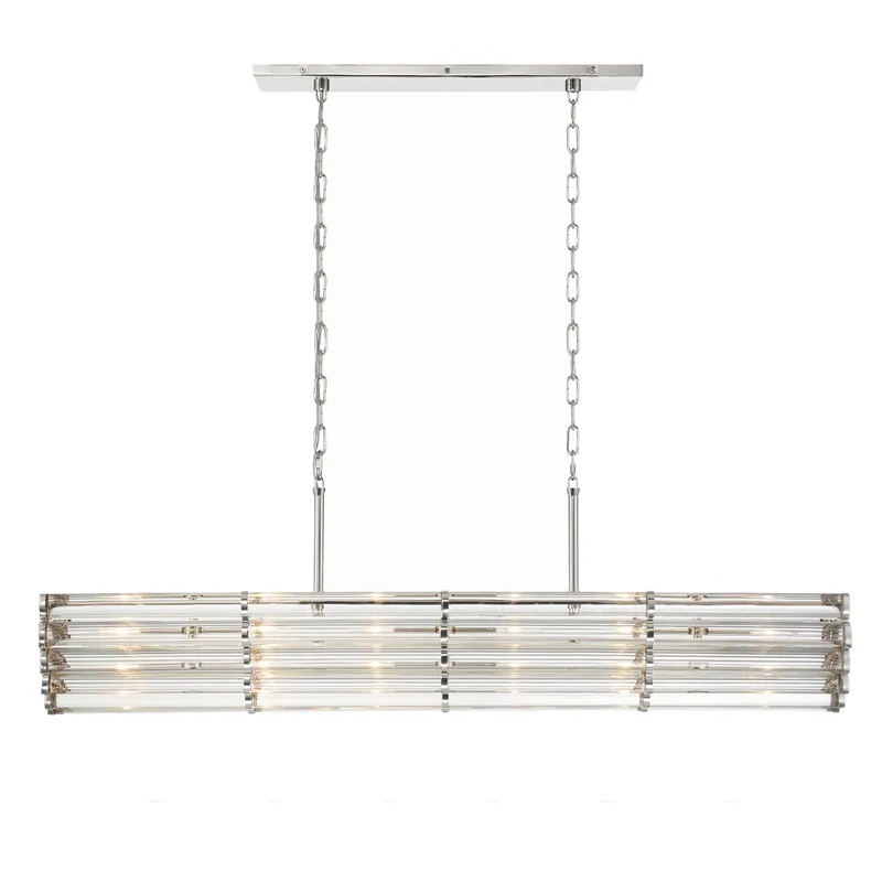 Elliot 48'' Linear Chandelier — Crystorama Lighting LED Linear Lights  