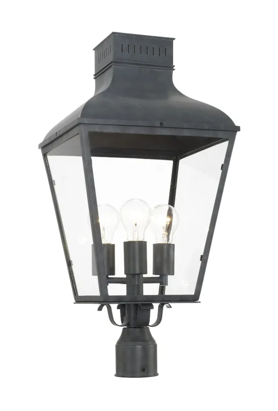 Dumont 12'' Outdoor Post — Crystorama Lighting LED Bollards & Pathway Lights  
