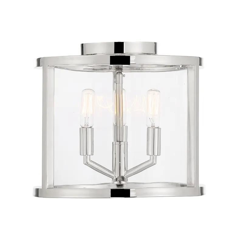 Devon 11.75'' Semi Flush Mount — Crystorama Lighting LED Ceiling Lights  
