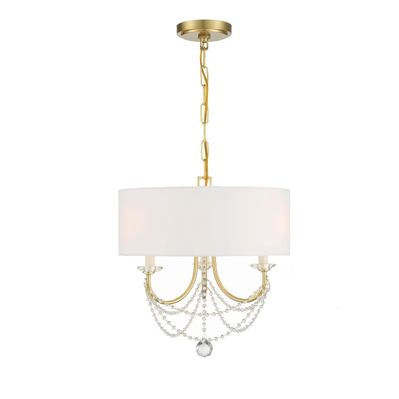 Delilah 15.75'' Chandelier — Crystorama Lighting LED Pendant Lights  
