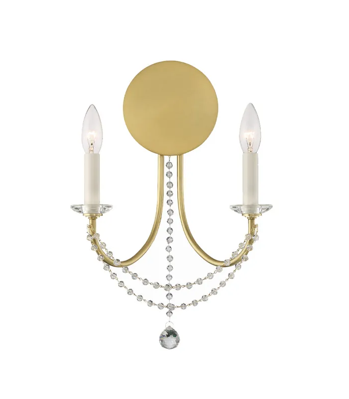 Delilah 12.25'' Sconce — Crystorama Lighting LED Wall Lights  