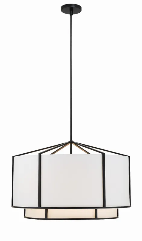 Carlyn 28'' Chandelier — Crystorama Lighting LED Pendant Lights  
