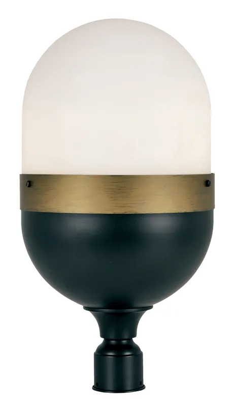 Capsule 12.25'' Outdoor Post — Crystorama Lighting LED Bollards & Pathway Lights  