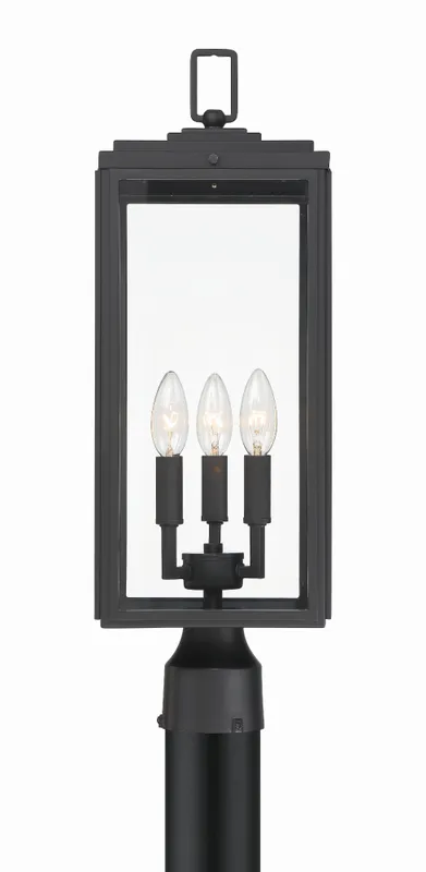Byron 7.5'' Outdoor Post — Crystorama Lighting LED Bollards & Pathway Lights  